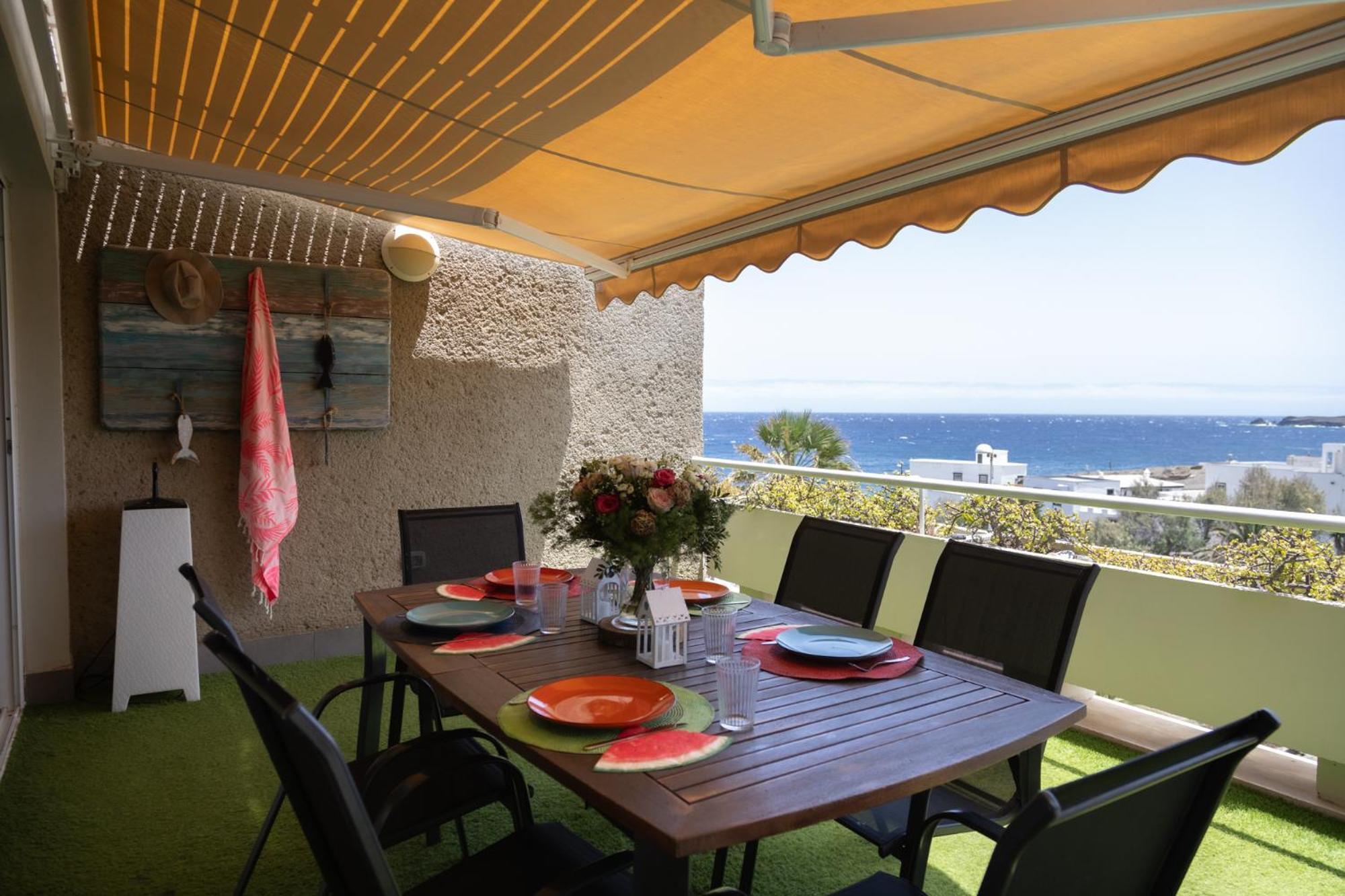 Vistas Al Mar Junto A La Playa 2D Apartman Poris de Abona Kültér fotó